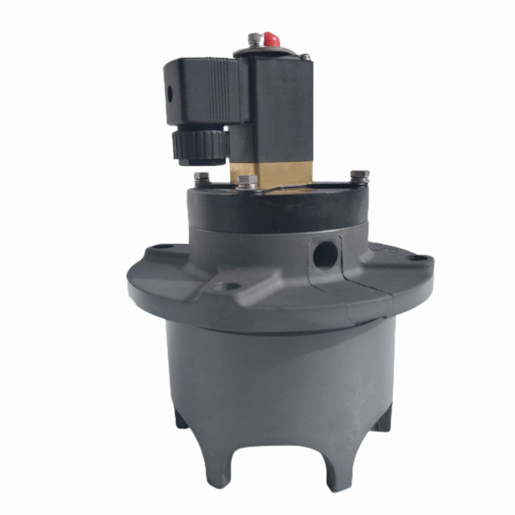 Piston type pulse solenoid valve